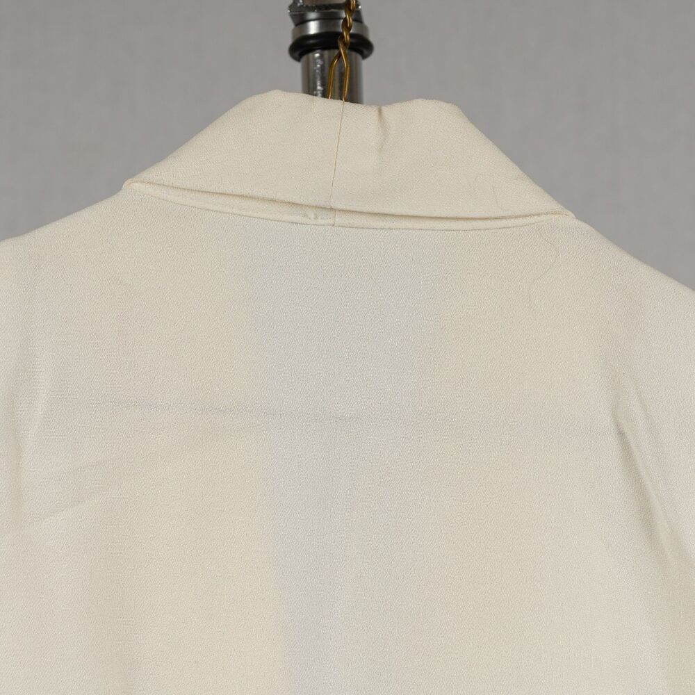 Vintage Cream cropped blouse size S - Picture 5 of 5